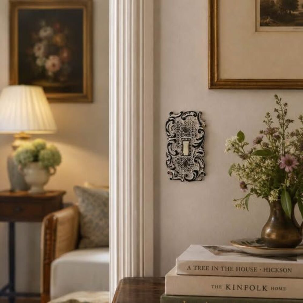 TWO Anthropologie Light Switch Plate Light Switch
